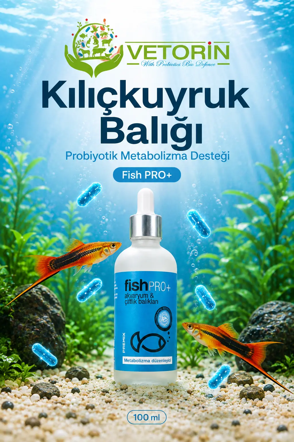 Kılıçkuyruk balığı — Vetorin FishPro+